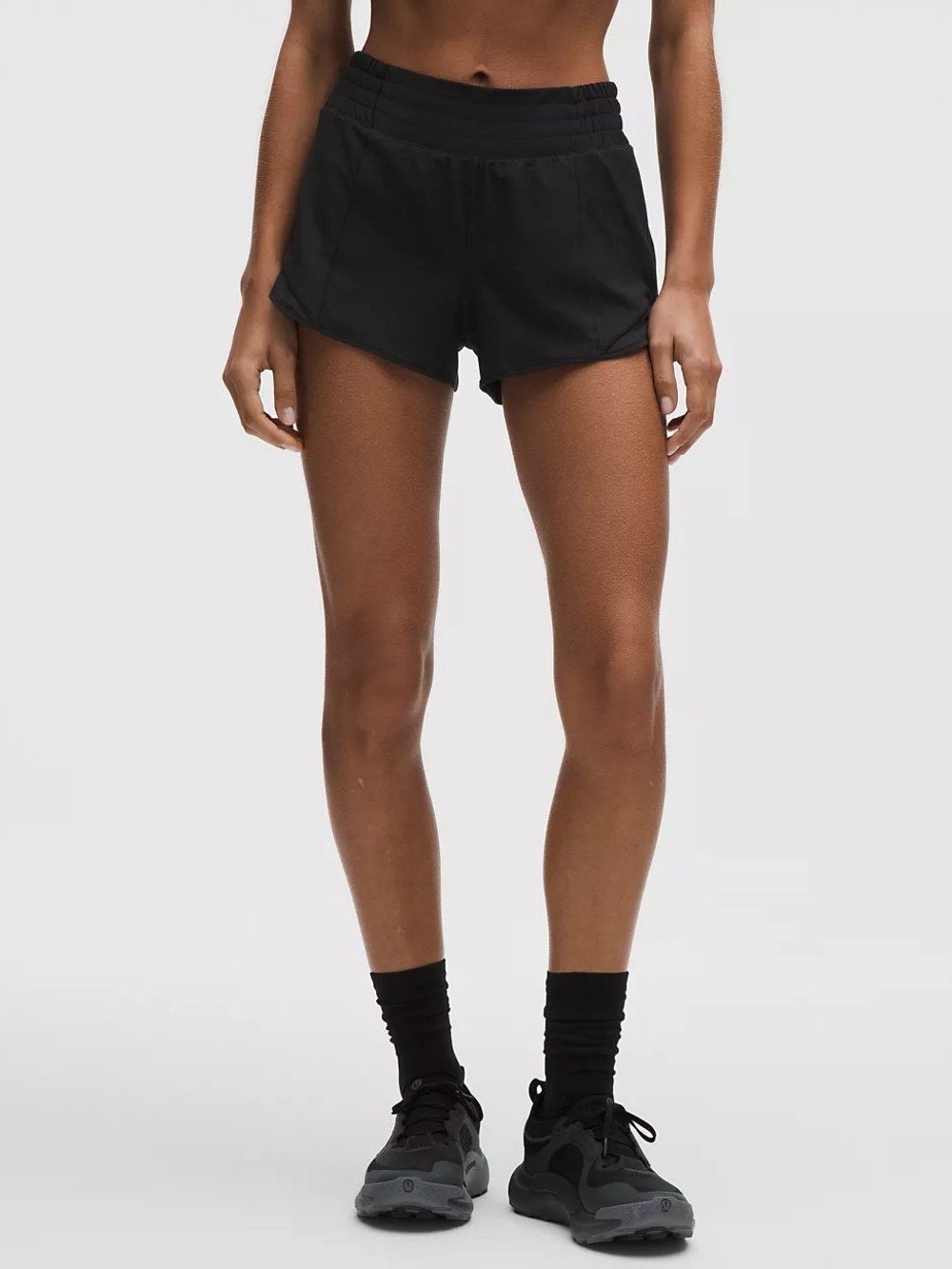 Lululemon Athletica Black High-Rise Athletic Shorts Size 8
